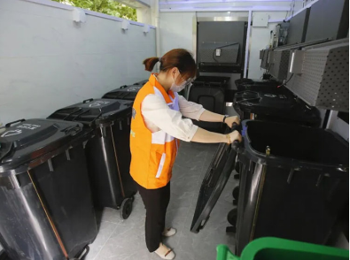 貓先生，智能垃圾分類設(shè)備，垃圾房廠家，定時(shí)定點(diǎn)垃圾收集點(diǎn)
