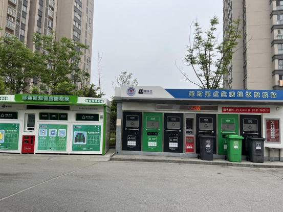 貓先生垃圾分類設(shè)備廠家，智能垃圾房，小區(qū)垃圾分類點建設(shè)