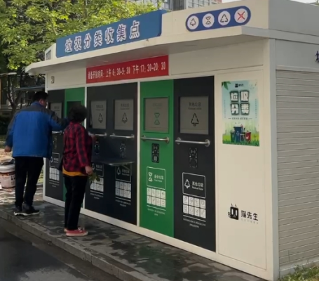智能垃圾房,垃圾收集點，清潔屋,小區(qū)垃圾分類站生產(chǎn)廠家