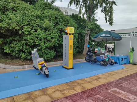 華展貓先生電動(dòng)車充電樁生產(chǎn)廠家，共享電動(dòng)車解決方案